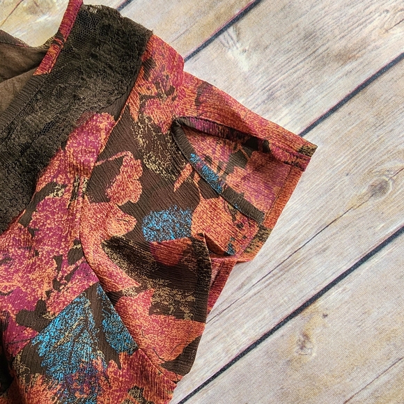 DKNY JEANS Women's  Floral Dress Size S - Picture 6 of 9